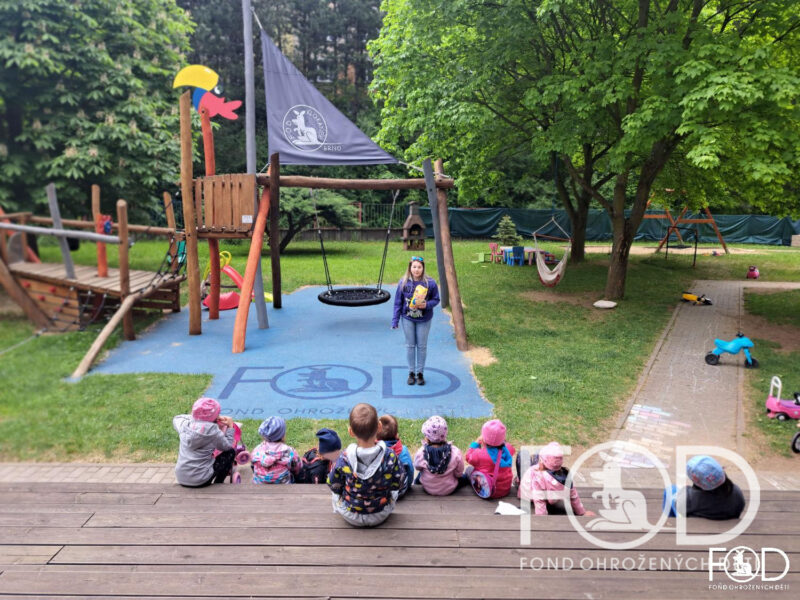 děti zahrada
