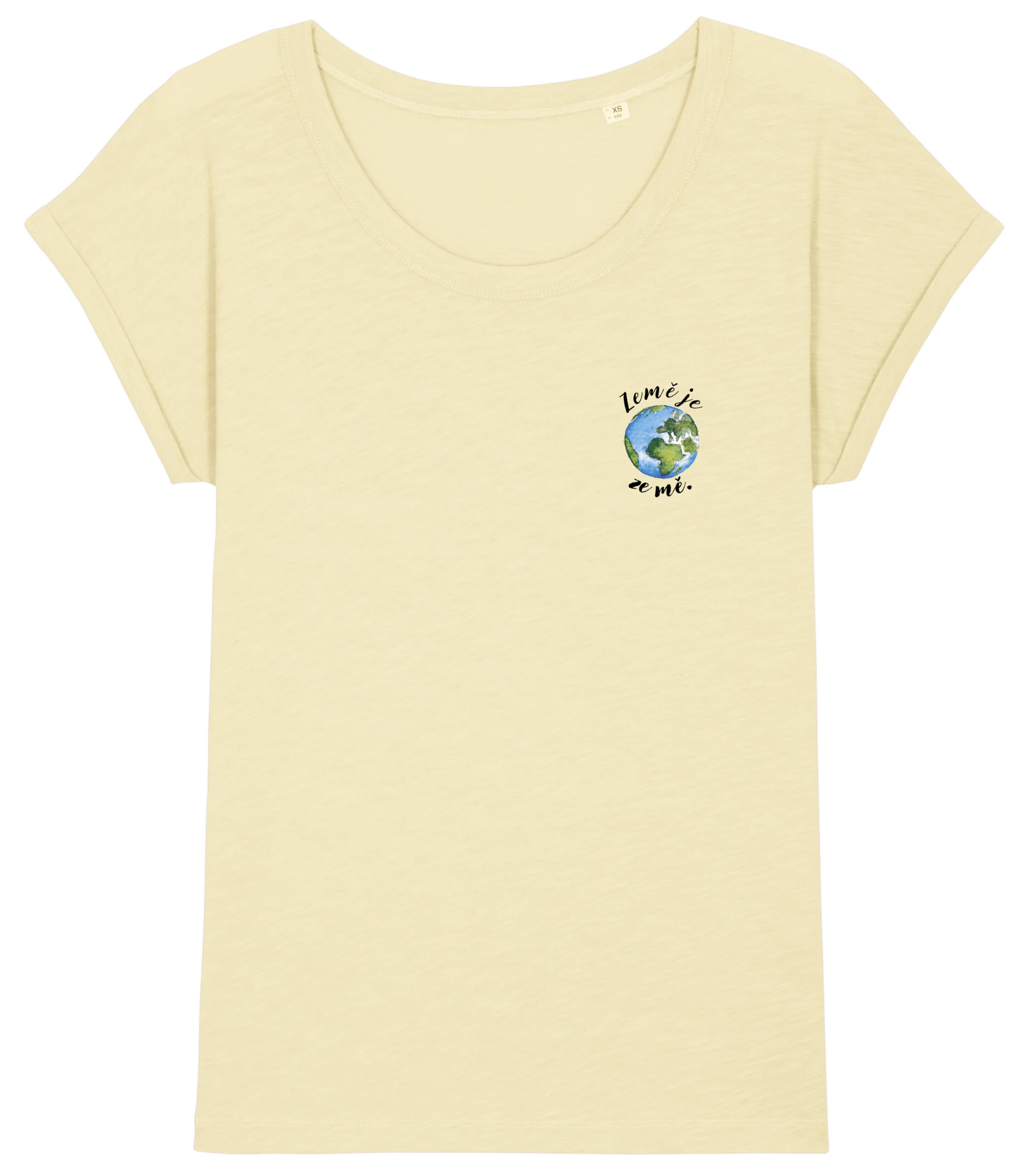 Tričko_STTW112_butter kopie